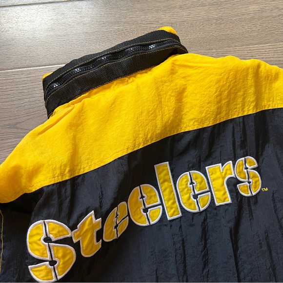 Champion Black and Yellow Steelers Winter Jacket - Picture 10 of 12